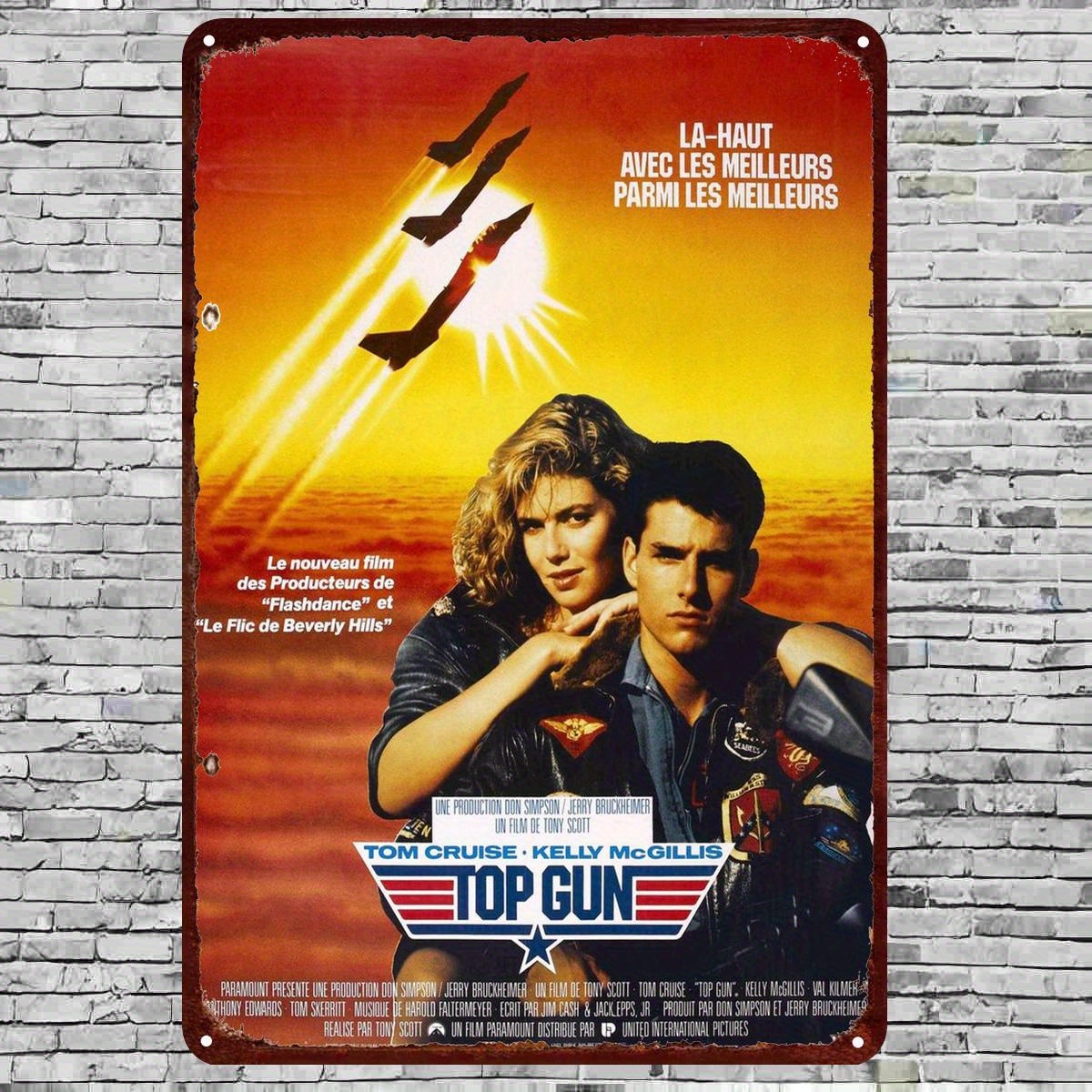Vintage Collectible Guns - Top Gun: Maverick & Iceman Filmplakat