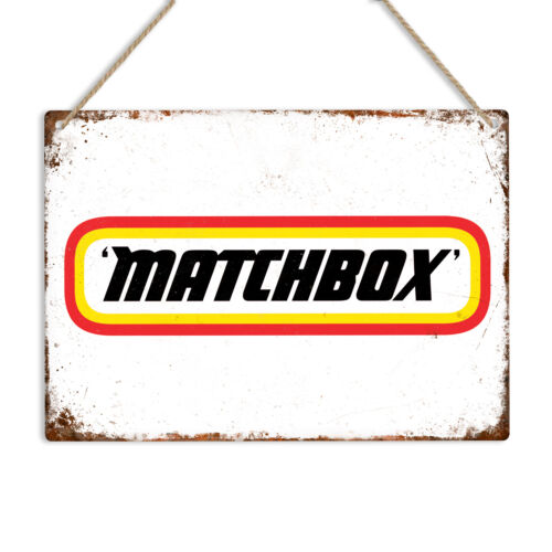 Vintage Toys Collector - Matchbox Toys Werbeschild Retro Metallschild Vintage