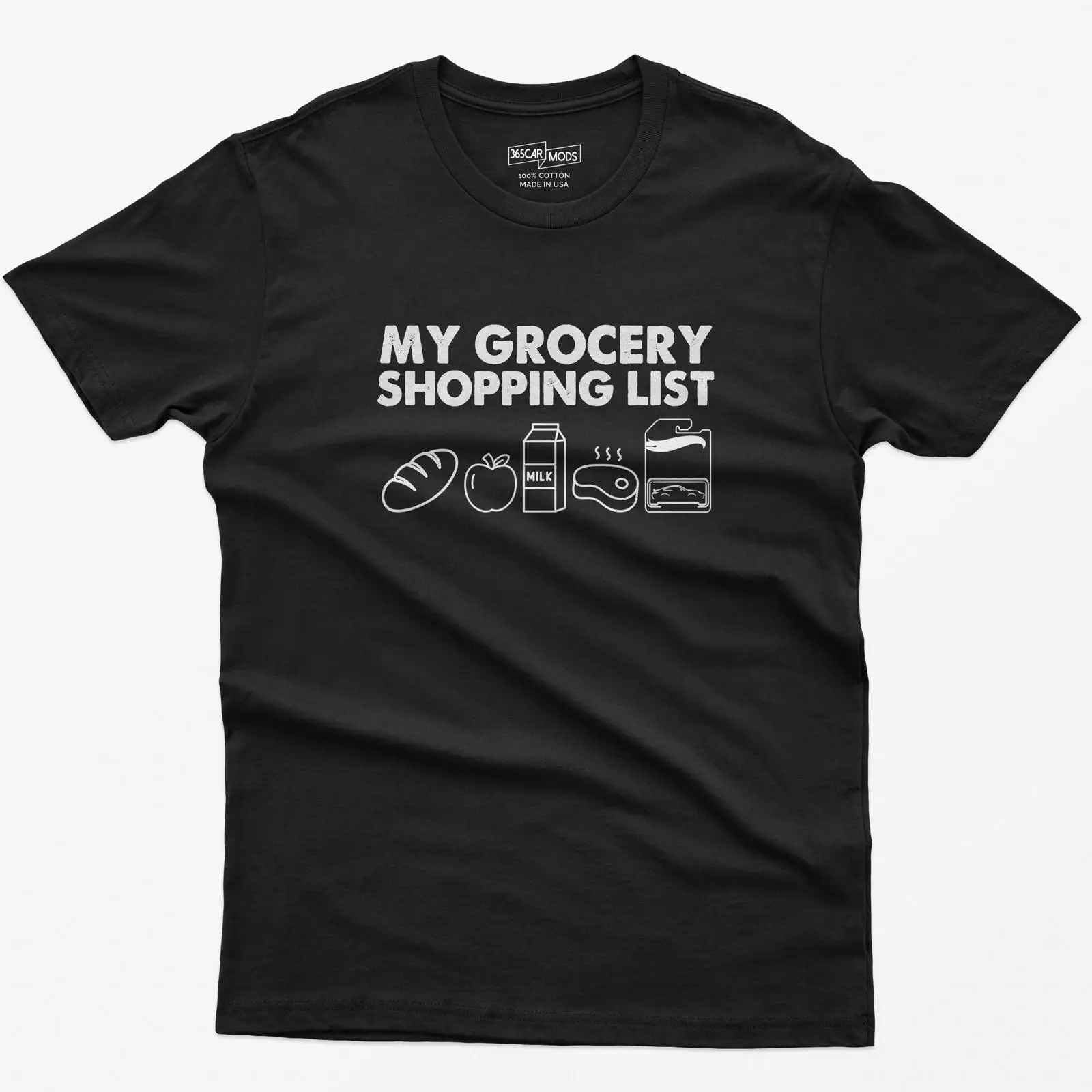 Vintage Toys Collector - Meine Einkaufsliste für Lebensmittel, lustiges T-Shirt