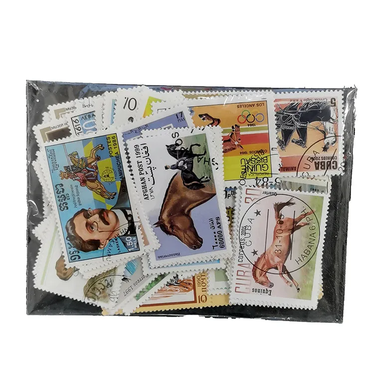 100 verschiedene Pferdestempel – Collectible Vintage Postage Stamps Bewertung und Preis