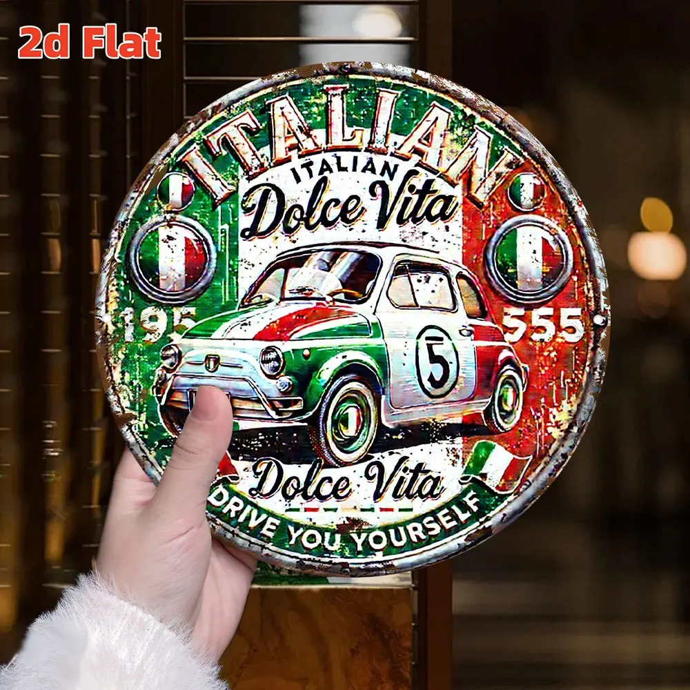 2D flach, italienischer Vintag – Vintage Collectibles & More Llc Photos Bewertung und Preis