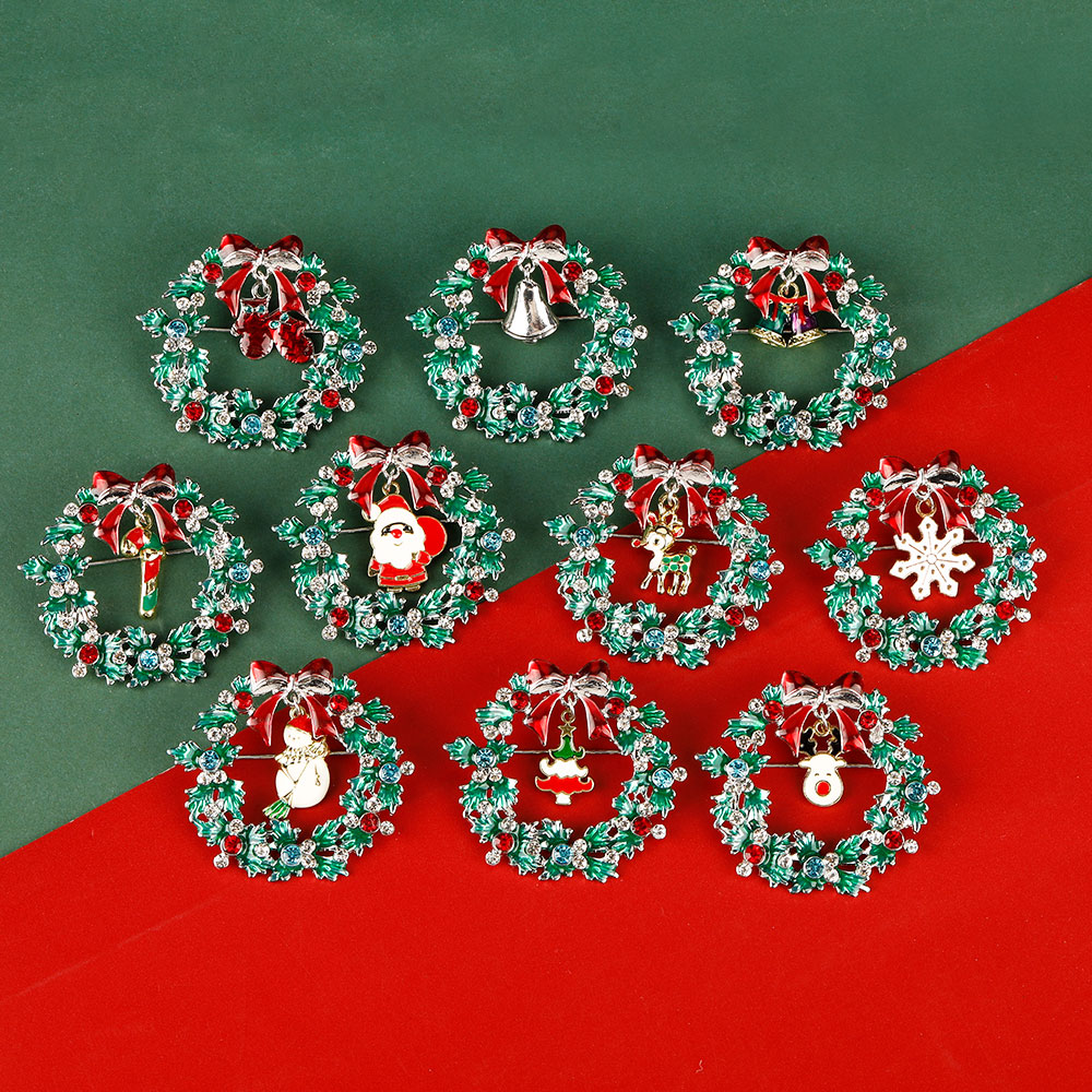 Weihnachtskranz-Kollektion, Em – Vintage Collectible Santa Bewertung und Preis