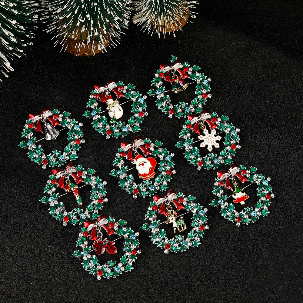 Weihnachtskranz-Kollektion, Em – Vintage Collectible Santa Bewertung und Preis