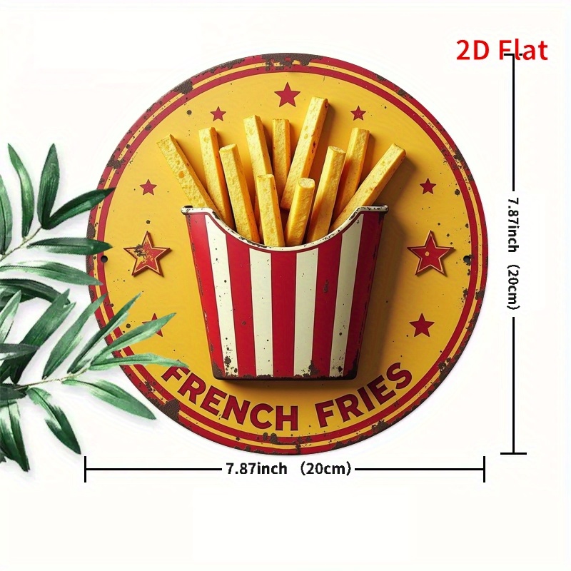 2D flach, 1 Stück Retro-Pommes – Vintage Collectible Plates Bewertung und Preis