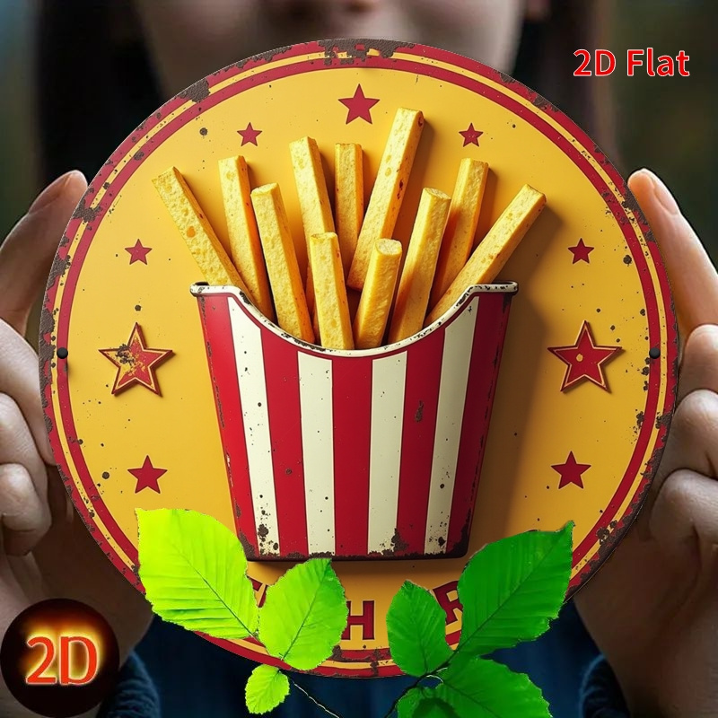2D flach, 1 Stück Retro-Pommes – Vintage Collectible Plates Bewertung und Preis