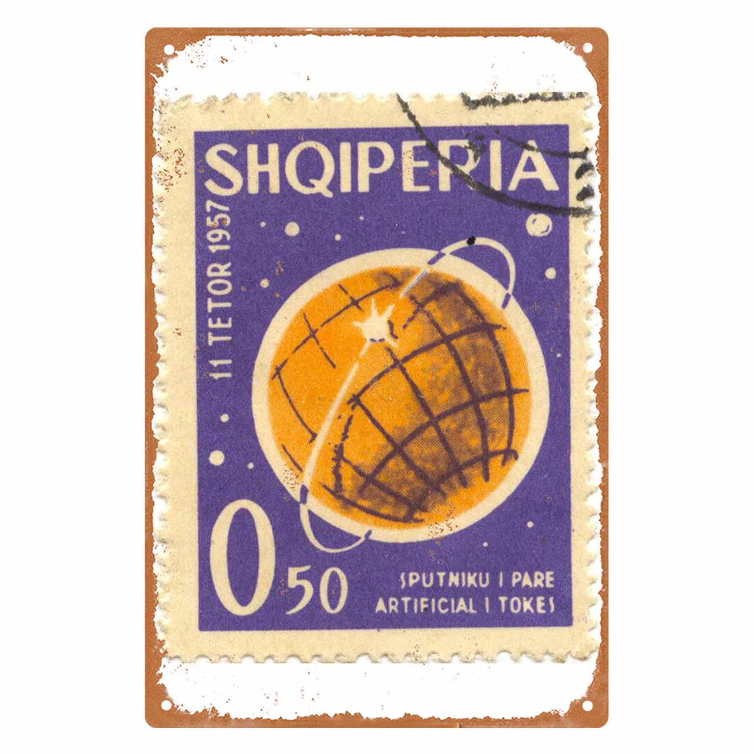 2D FLAT 1 Stück Vintage Albani – Collectible Vintage Postage Stamps Bewertung und Preis