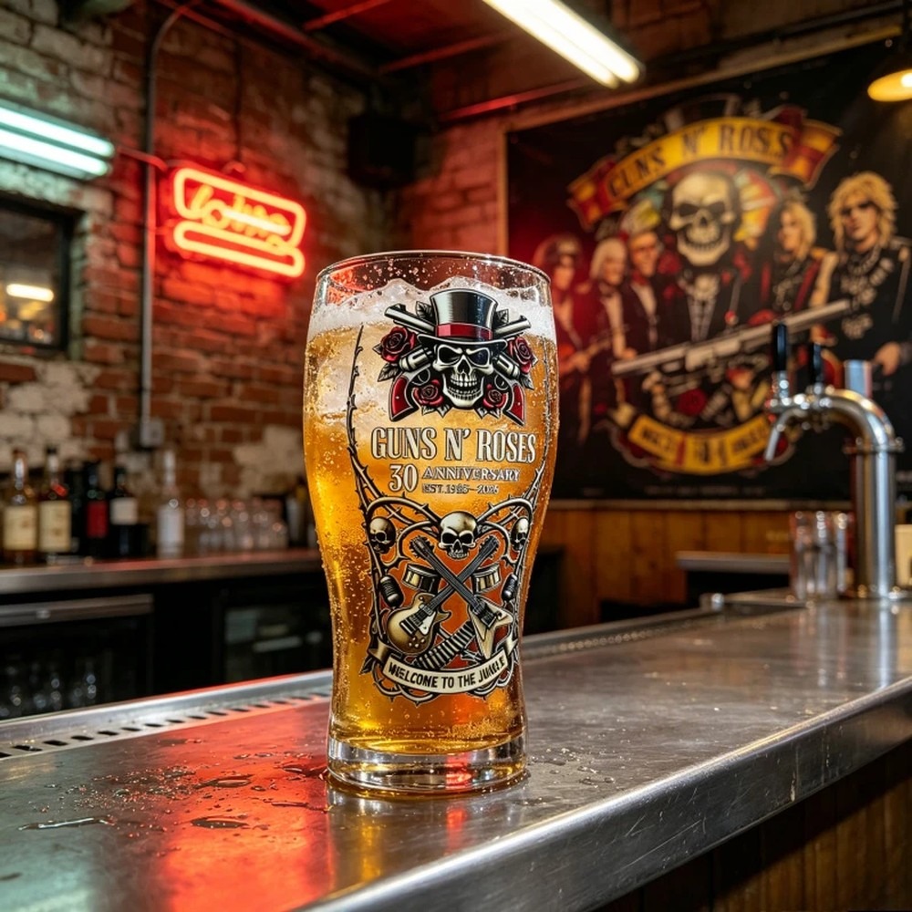 Guns N' Roses Gedenk-Bierkrug  – Vintage Collectible Guns Bewertung und Preis