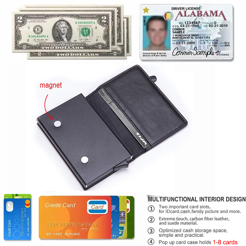 RFID-Blockierende Kartenbörse  – Vintage Collectible Cards Bewertung und Preis