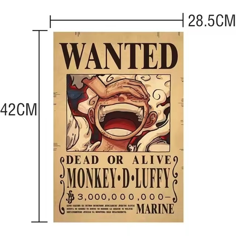 Anime One Piece Wanted-Plakate – Vintage Collectible Cards Bewertung und Preis