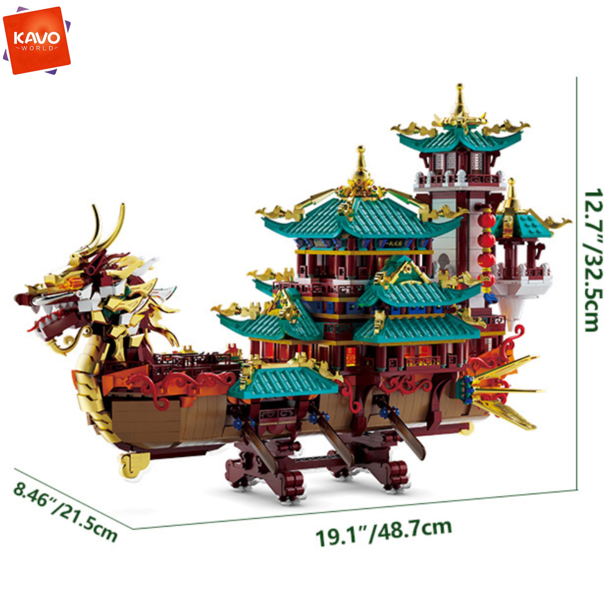 KAVOWORLD 2453-teiliger Drache – Vintage Toys Collector Bewertung und Preis