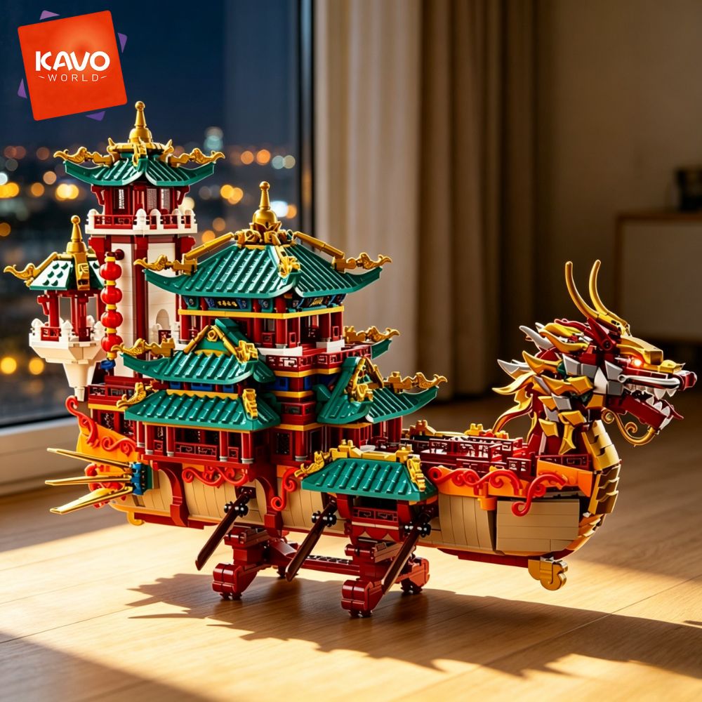 KAVOWORLD 2453-teiliger Drache – Vintage Toys Collector Bewertung und Preis