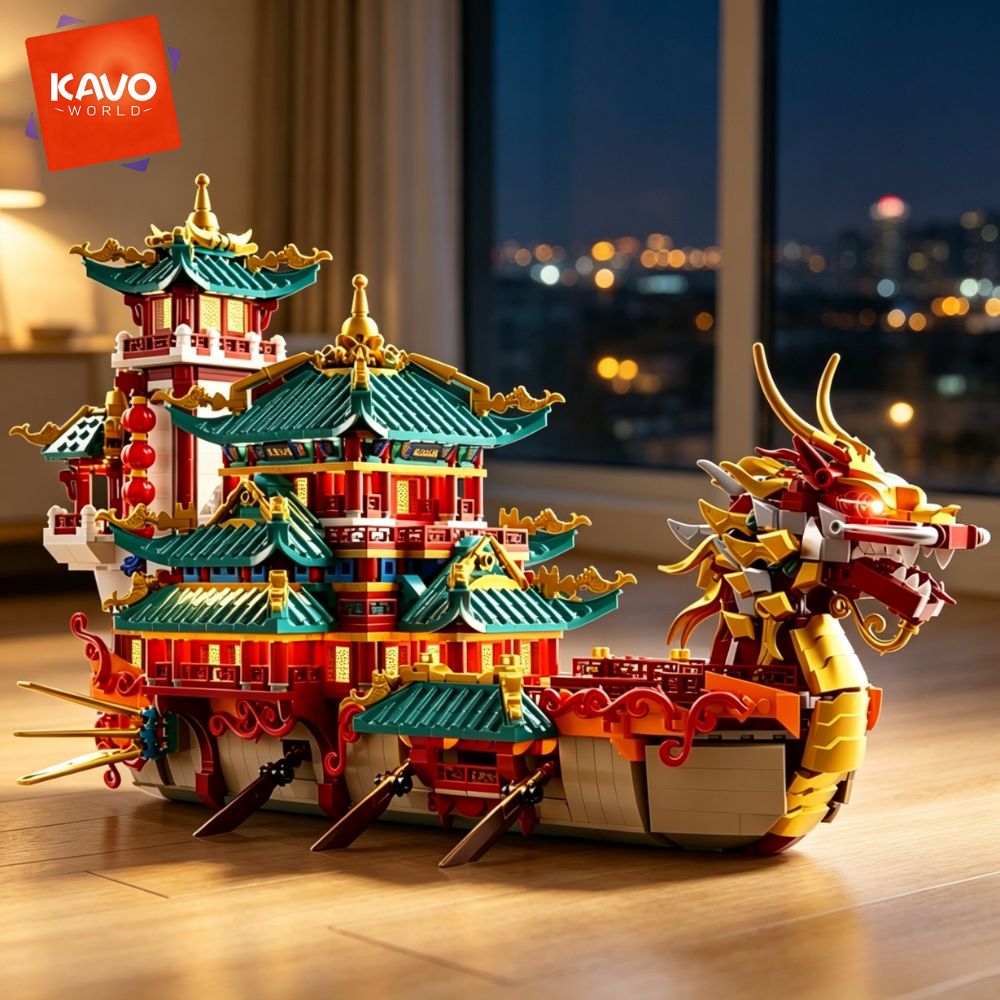 KAVOWORLD 2453-teiliger Drache – Vintage Toys Collector Bewertung und Preis