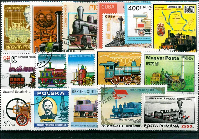 50 Teile/los Vintage Alte Zug  – Collectible Vintage Postage Stamps Bewertung und Preis